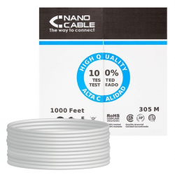 Bobina de cable rj45 ftp...