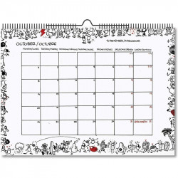 Calendario anual 2021 pared...