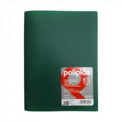 Carpeta con 20 fundas...