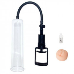 BOMBA DE ERECCION TIRADOR Y BOQUILLA VAGINA 25 CM