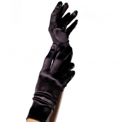LEGAVENUE GUANTES SATIN NEGRO