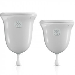 JIMMYJANE SET COPAS MENSTRUALES TRANSPARENTE