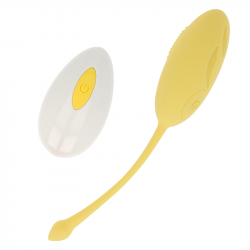 OH MAMA HUEVO VIBRADOR TEXTURADO 10 MODOS AMARILLO