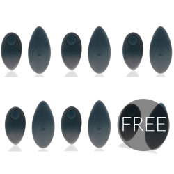 BLACK SILVER ZARA ESTIMULADOR CONTROL REMOTO CON PANTY 51 GRATIS
