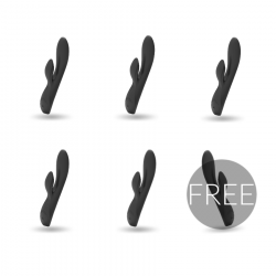 BLACK SILVER KAULTZ VIBRADOR CONTROL TOUCH 51 GRATIS