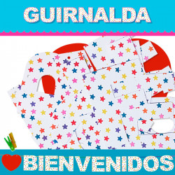 GUIRNALDA BIENVENIDOS CARTULINA 220gr