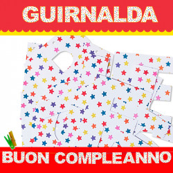GUIRNALDA BUON COMPLEANNO Cartulina 220gr