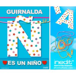 GUIRNALDA ES UN NIyO Cartulina 220gr