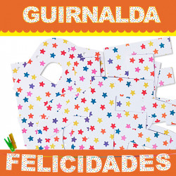 GUIRNALDA FELICIDADES CARTULINA 220gr