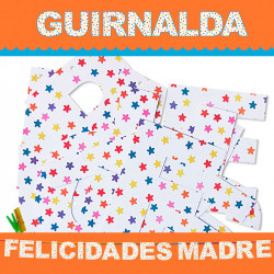 GUIRNALDA FELICIDADES MADRE Cartulina 220gr