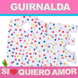 GUIRNALDA SI QUIERO AMOR CARTULINA 220gr