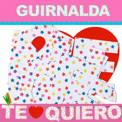 GUIRNALDA TE QUIERO Cartulina 220gr