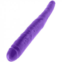 DILLIO DILDO DOBLE 407 CM LILA