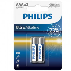 PHILIPS ULTRA ALKALINE PILA AAA LR03 BLISTER2